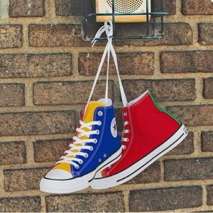 Converse Chuck Taylor Primary Color Block Hi-Top Sneakers